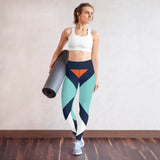 Navy VXV Super Hero Yoga Leggings