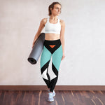 Super Hero VXV Black Yoga Leggings